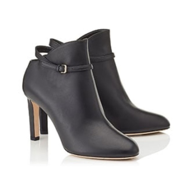 Jimmy Choo Black High Heel Zip Ankle Booties